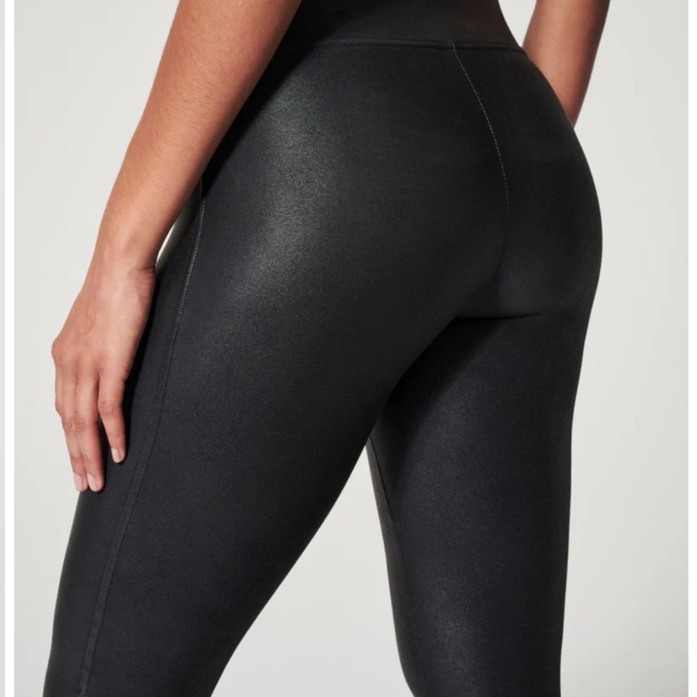 NWOT SPANX FAUX LEATHER LEGGINGS